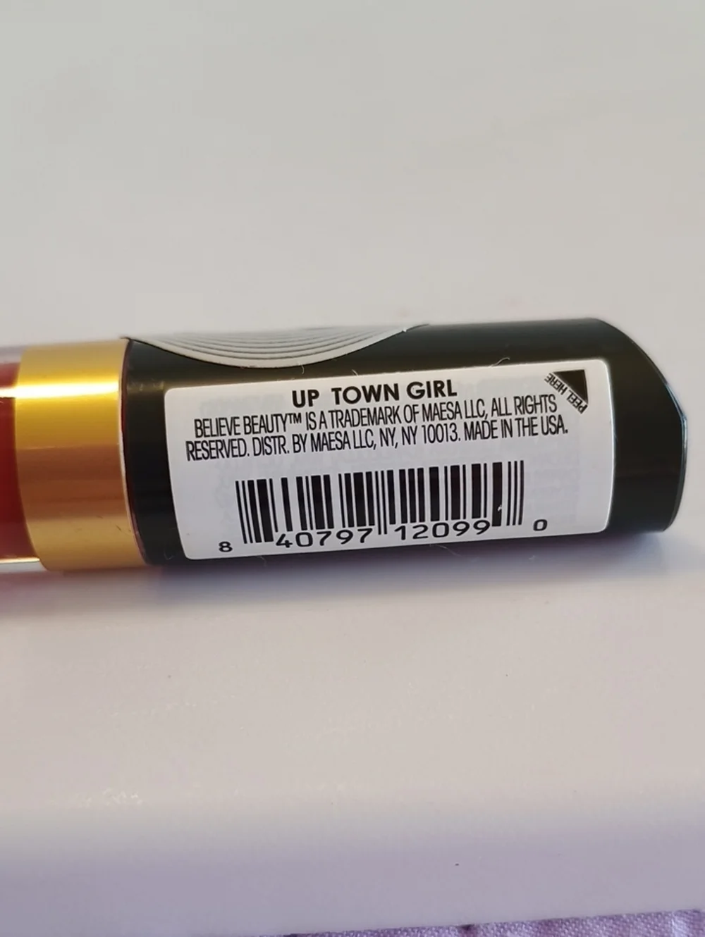Believe Beauty Lustrous Shine Lip Gloss Up Town Girl